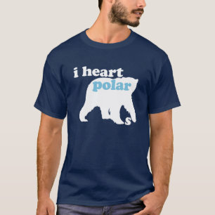 I Herz-Eisbären T-Shirt