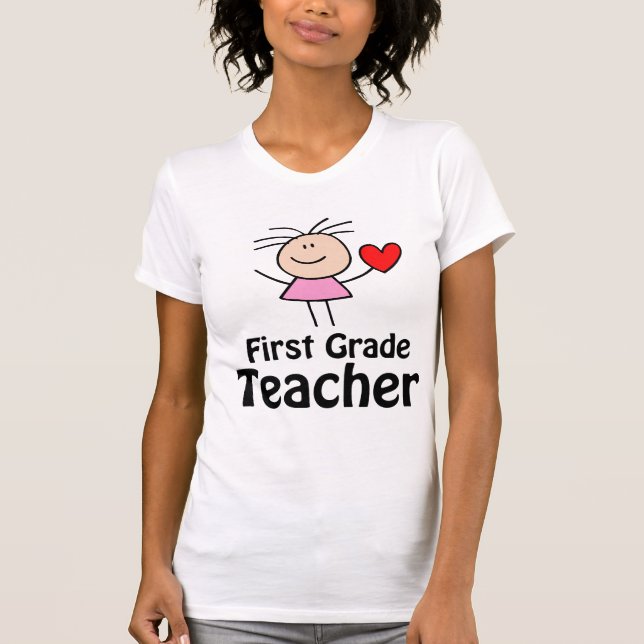 I Herz-erster Grad-Lehrer T-Shirt (Vorderseite)