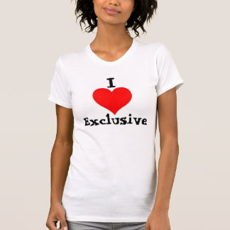 I Herz-Exklusives (weißes T-Stück) T-Shirt