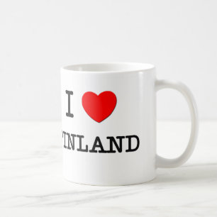 I HERZ FINNLAND KAFFEETASSE