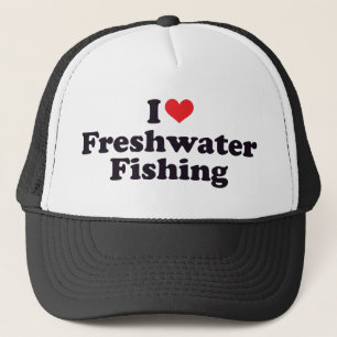 I Herz-Frischwasserfischen Truckerkappe