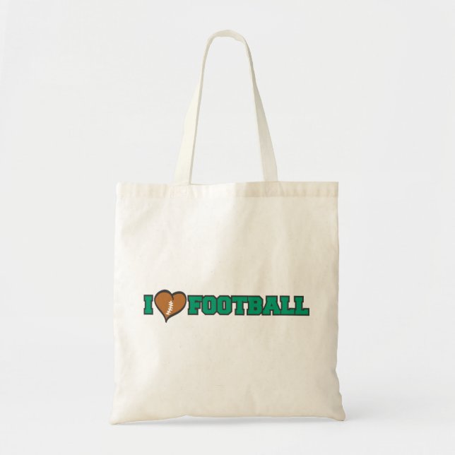 I Herz Fußball Liebe Tragetasche (Vorne)
