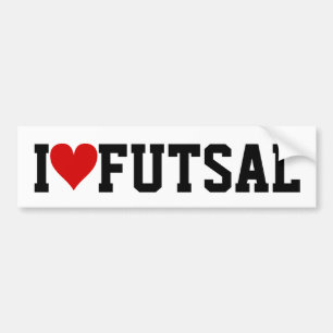 I [Herz] Futsal Autoaufkleber