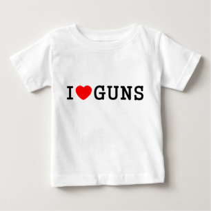 I Herz-Gewehre Baby T-shirt