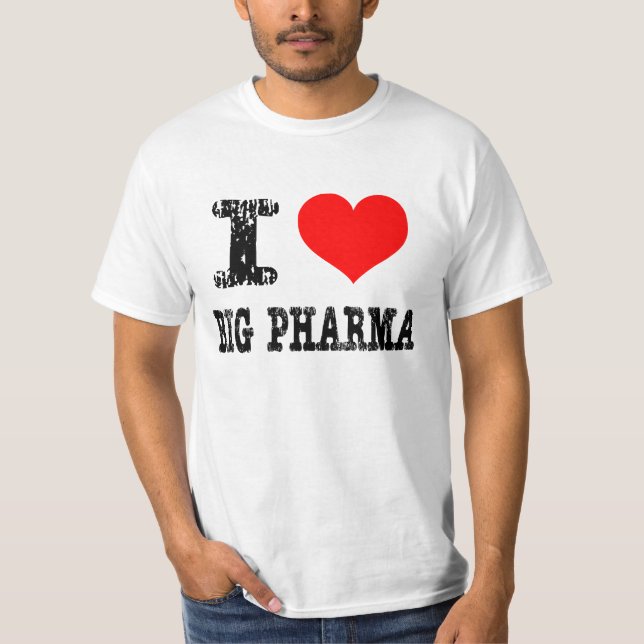 I Herz großes Pharma T-Shirt (Vorderseite)