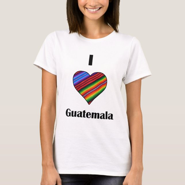 I Herz Guatemala Tipico T-Shirt (Vorderseite)