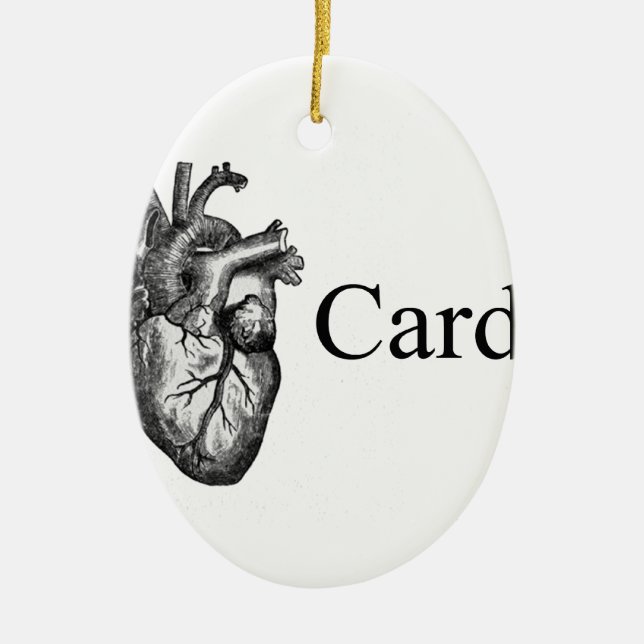 I Herz Herz Keramikornament (Vorne)