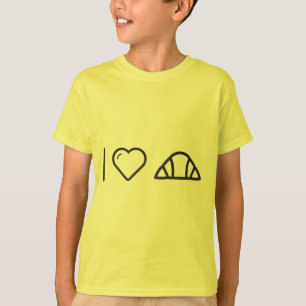 I Herz-Hörnchen-Brote T-Shirt