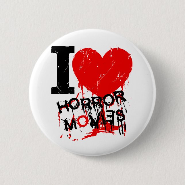 I HERZ-HORROR-FILME BUTTON (Vorderseite)