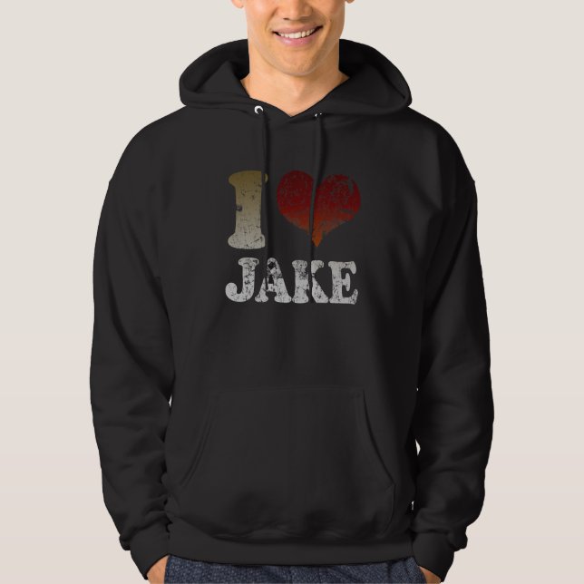 I Herz Jake Hoodie (Vorderseite)