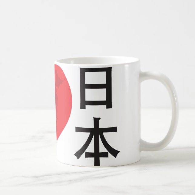 I Herz Japan Tasse (Rechts)