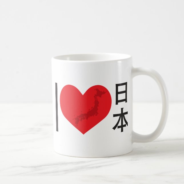 I Herz Japan Tasse (Rechts)