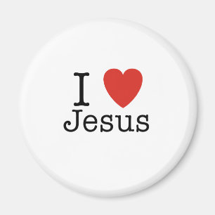 I Herz Jesus Magnet