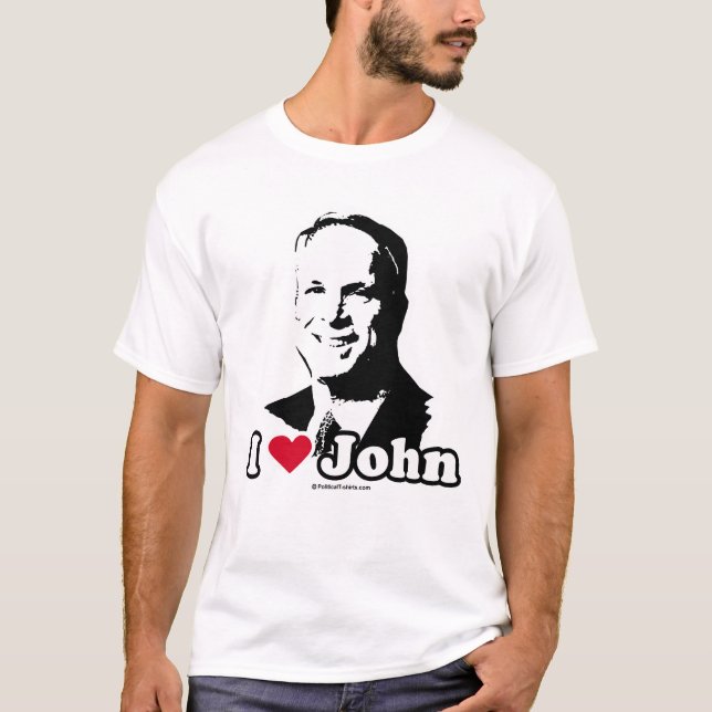 I Herz John McCain T Liebe-John McCain T - T-Shirt (Vorderseite)