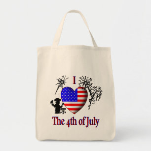 I Herz Juli 4. Tragetasche