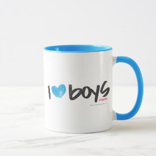 I Herz-Jungen-Aqua Tasse