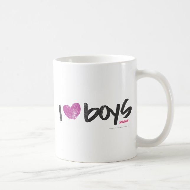 I Herz-Jungen lila Tasse (Rechts)