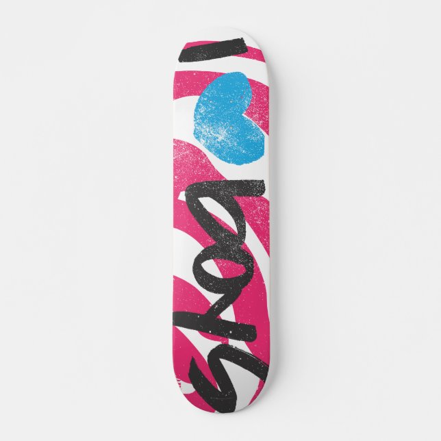 I Herz-Jungen Skateboard (Vorne)