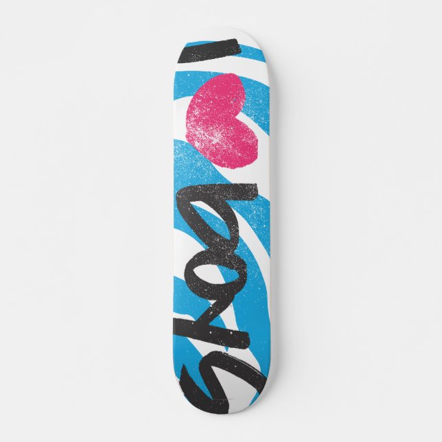 I Herz-Jungen Skateboard (Vorne)