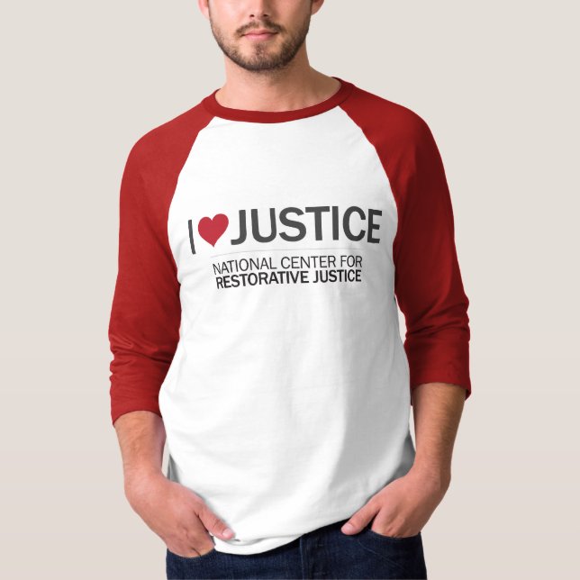 I (Herz) Justiz T-Shirt (Vorderseite)