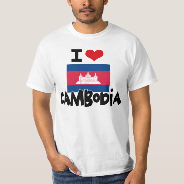 I HERZ KAMBODSCHA T-Shirt (Vorderseite)