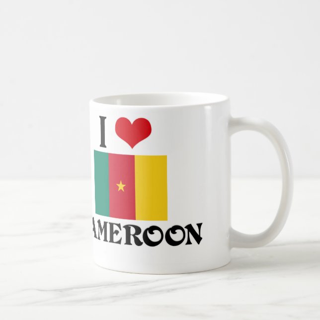 I HERZ KAMERUN TASSE (Rechts)