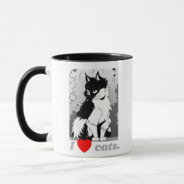 I Herz Katze Tasse