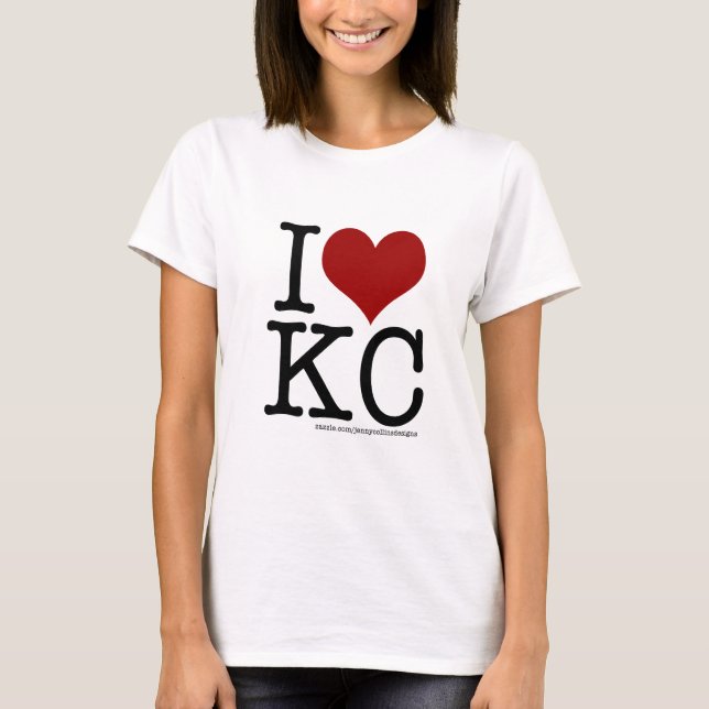 I HERZ KC T-Shirt (Vorderseite)