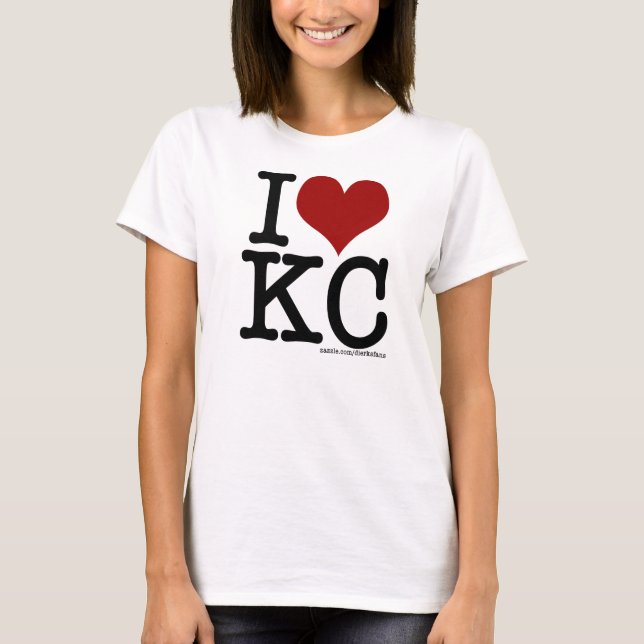 I Herz kc T-Shirt (Vorderseite)
