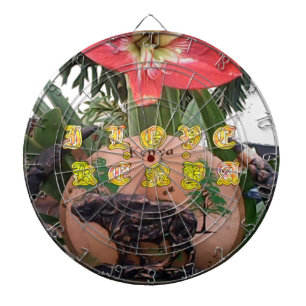 I (Herz) Kenya Buffalo Patch/Print Dartscheibe