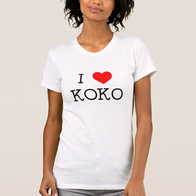 I Herz KOKO T-Shirt (Vorderseite)