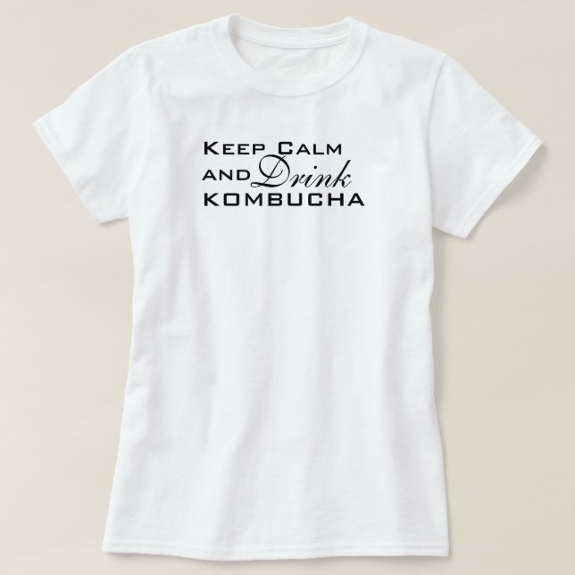 I Herz Kombucha T-Shirt (Design vorne)