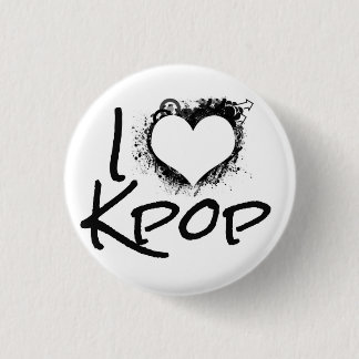 I Herz Kpop Knopf Button