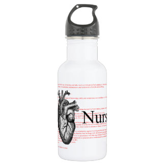 I Herz-Krankenpflege Trinkflasche
