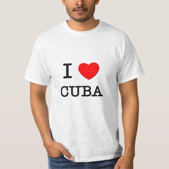 I HERZ KUBA T-Shirt (Vorderseite)