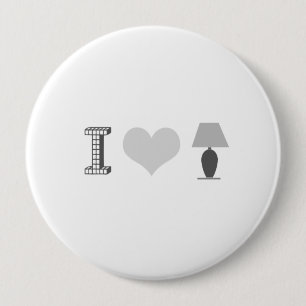 I HERZ-LAMPE BUTTON