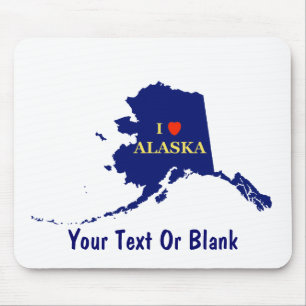 I Herz (Liebe) Alaska Mousepad