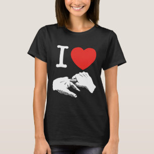 I Herz (Liebe) anal T-Shirt