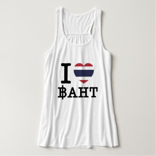 I Herz (Liebe) Baht Tank Top