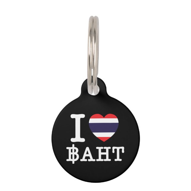 I Herz (Liebe) Baht Tiermarke (Vorderseite)