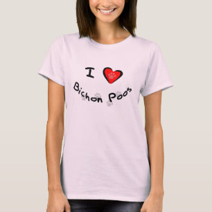 I Herz - Liebe Bichon Poos T-Shirt