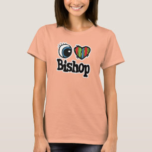 I Herz (Liebe) Bischof T-Shirt