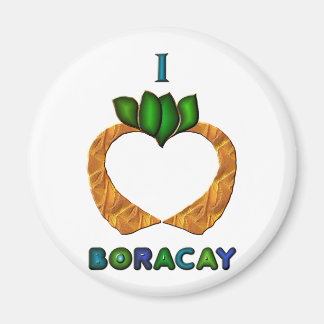 I Herz (Liebe) Boracay Magnet