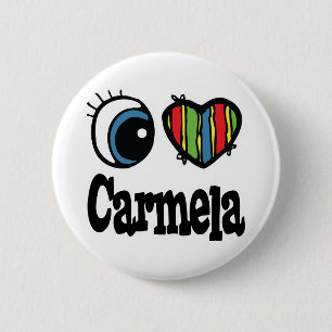 I Herz (Liebe) Carmela Button