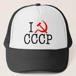 I Herz (LIEBE) CCCP Truckerkappe