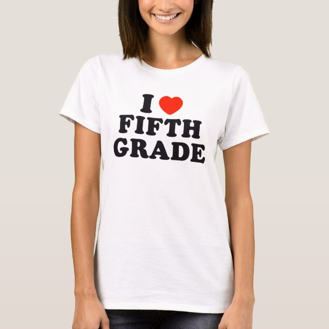 I Herz-/Liebe-fünfter Grad T-Shirt (Vorderseite)