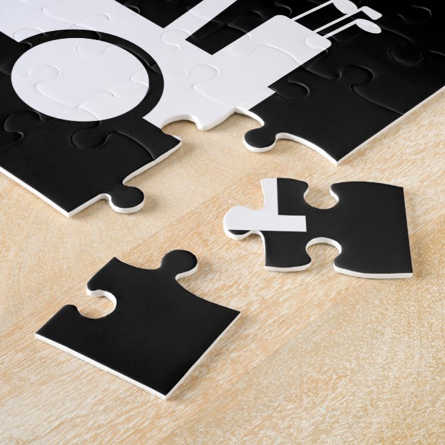 I Herz (Liebe) Golfplatz Puzzle (Seite)