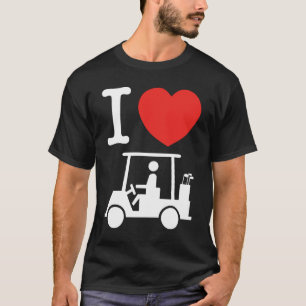 I Herz (Liebe) Golfplatz T-Shirt