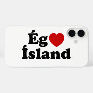 I Herz (Liebe) Island [Ég Elska Ísland] Island iPhone 16 Plus Hülle