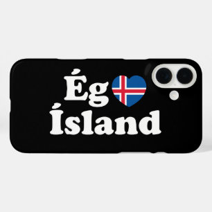 I Herz (Liebe) Island [Ég Elska Ísland] Island iPhone 16 Plus Hülle